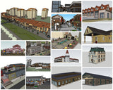 💎【Sketchup Architecture 3D Projects】15 Types of Commercial Street Design Sketchup Model V2 - CAD Design | Download CAD Drawings | AutoCAD Blocks | AutoCAD Symbols | CAD Drawings | Architecture Details│Landscape Details | See more about AutoCAD, Cad Drawing and Architecture Details