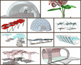 💎【Sketchup Architecture 3D Projects】10 Types of Creative landscape structure Sketchup 3D Models V2 - CAD Design | Download CAD Drawings | AutoCAD Blocks | AutoCAD Symbols | CAD Drawings | Architecture Details│Landscape Details | See more about AutoCAD, Cad Drawing and Architecture Details