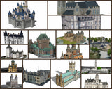 💎【Sketchup Architecture 3D Projects】15 Types of Castle Design Sketchup 3D Models V2 - CAD Design | Download CAD Drawings | AutoCAD Blocks | AutoCAD Symbols | CAD Drawings | Architecture Details│Landscape Details | See more about AutoCAD, Cad Drawing and Architecture Details