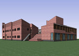 Sketchup 3D Architecture models-Saynatsalo Town Hall(Alvar Aalto) - CAD Design | Download CAD Drawings | AutoCAD Blocks | AutoCAD Symbols | CAD Drawings | Architecture Details│Landscape Details | See more about AutoCAD, Cad Drawing and Architecture Details