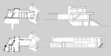 Schminke House-Hans Scharoun - CAD Design | Download CAD Drawings | AutoCAD Blocks | AutoCAD Symbols | CAD Drawings | Architecture Details│Landscape Details | See more about AutoCAD, Cad Drawing and Architecture Details