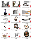 【Sketchup 3D Models】41 Types of Chinese Decor Elements  Sketchup models V.1 - CAD Design | Download CAD Drawings | AutoCAD Blocks | AutoCAD Symbols | CAD Drawings | Architecture Details│Landscape Details | See more about AutoCAD, Cad Drawing and Architecture Details