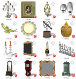 【Sketchup 3D Models】32 Types of Home Decor Elements Sketchup models V.1 - CAD Design | Download CAD Drawings | AutoCAD Blocks | AutoCAD Symbols | CAD Drawings | Architecture Details│Landscape Details | See more about AutoCAD, Cad Drawing and Architecture Details