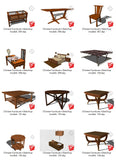 【Sketchup 3D Models】55 Types of Chinese Furniturer Design Sketchup models V.2 - CAD Design | Download CAD Drawings | AutoCAD Blocks | AutoCAD Symbols | CAD Drawings | Architecture Details│Landscape Details | See more about AutoCAD, Cad Drawing and Architecture Details