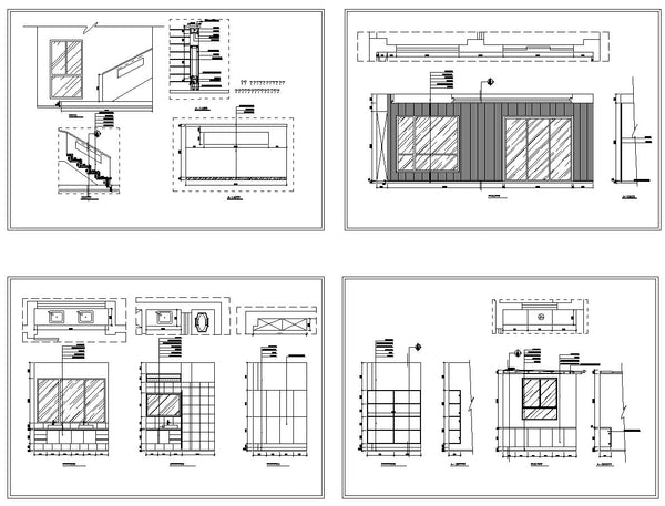 Interior Design CAD Design,Details,Elevation | CAD Download – CAD ...