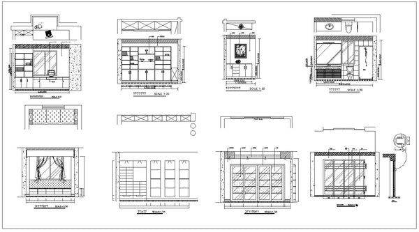 Interior Design CAD Design,Details,Elevation | CAD Download – CAD ...