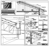 Structure Roof Design - CAD Design | Download CAD Drawings | AutoCAD Blocks | AutoCAD Symbols | CAD Drawings | Architecture Details│Landscape Details | See more about AutoCAD, Cad Drawing and Architecture Details