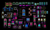 Door and window sections - CAD Design | Download CAD Drawings | AutoCAD Blocks | AutoCAD Symbols | CAD Drawings | Architecture Details│Landscape Details | See more about AutoCAD, Cad Drawing and Architecture Details