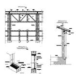 Mud and woods joint and constructions detail drawing - CAD Design | Download CAD Drawings | AutoCAD Blocks | AutoCAD Symbols | CAD Drawings | Architecture Details│Landscape Details | See more about AutoCAD, Cad Drawing and Architecture Details