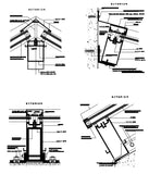 Steel Roof Section Details - CAD Design | Download CAD Drawings | AutoCAD Blocks | AutoCAD Symbols | CAD Drawings | Architecture Details│Landscape Details | See more about AutoCAD, Cad Drawing and Architecture Details