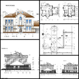 ★【Villa CAD Design,Details Project V.19】Chateau,Manor,Mansion,Villa@Autocad Blocks,Drawings,CAD Details,Elevation - CAD Design | Download CAD Drawings | AutoCAD Blocks | AutoCAD Symbols | CAD Drawings | Architecture Details│Landscape Details | See more about AutoCAD, Cad Drawing and Architecture Details