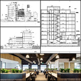 ★【Office, Commercial building, mixed business building CAD Design Project V.9】@Autocad Blocks,Drawings,CAD Details,Elevation - CAD Design | Download CAD Drawings | AutoCAD Blocks | AutoCAD Symbols | CAD Drawings | Architecture Details│Landscape Details | See more about AutoCAD, Cad Drawing and Architecture Details