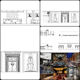 ★【Pub,Bar,Restaurant CAD Design Drawings V.2】@Pub,Bar,Restaurant,Store design-Autocad Blocks,Drawings,CAD Details,Elevation - CAD Design | Download CAD Drawings | AutoCAD Blocks | AutoCAD Symbols | CAD Drawings | Architecture Details│Landscape Details | See more about AutoCAD, Cad Drawing and Architecture Details