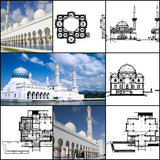 ★【Mosque CAD Drawings,Details V.2】@CAD Design drawings - CAD Design | Download CAD Drawings | AutoCAD Blocks | AutoCAD Symbols | CAD Drawings | Architecture Details│Landscape Details | See more about AutoCAD, Cad Drawing and Architecture Details