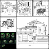 ★【Villa CAD Design,Details Project V.12】Chateau,Manor,Mansion,Villa@Autocad Blocks,Drawings,CAD Details,Elevation - CAD Design | Download CAD Drawings | AutoCAD Blocks | AutoCAD Symbols | CAD Drawings | Architecture Details│Landscape Details | See more about AutoCAD, Cad Drawing and Architecture Details