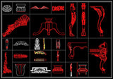 Over 1000+ Architecture Ornamental Elements(Best Collections!!) - CAD Design | Download CAD Drawings | AutoCAD Blocks | AutoCAD Symbols | CAD Drawings | Architecture Details│Landscape Details | See more about AutoCAD, Cad Drawing and Architecture Details