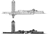 SC Johnson Administration Building and Research Tower-Frank Lloyd Wright - CAD Design | Download CAD Drawings | AutoCAD Blocks | AutoCAD Symbols | CAD Drawings | Architecture Details│Landscape Details | See more about AutoCAD, Cad Drawing and Architecture Details