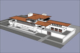 16 Projects of Frank Lloyd Wright Architecture Sketchup 3D Models(Recommanded!!) - CAD Design | Download CAD Drawings | AutoCAD Blocks | AutoCAD Symbols | CAD Drawings | Architecture Details│Landscape Details | See more about AutoCAD, Cad Drawing and Architecture Details