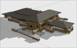 16 Projects of Frank Lloyd Wright Architecture Sketchup 3D Models(Recommanded!!) - CAD Design | Download CAD Drawings | AutoCAD Blocks | AutoCAD Symbols | CAD Drawings | Architecture Details│Landscape Details | See more about AutoCAD, Cad Drawing and Architecture Details