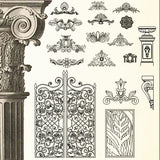 Ornamental Parts of Buildings 4 - CAD Design | Download CAD Drawings | AutoCAD Blocks | AutoCAD Symbols | CAD Drawings | Architecture Details│Landscape Details | See more about AutoCAD, Cad Drawing and Architecture Details