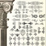 Ornamental Parts of Buildings 5 - CAD Design | Download CAD Drawings | AutoCAD Blocks | AutoCAD Symbols | CAD Drawings | Architecture Details│Landscape Details | See more about AutoCAD, Cad Drawing and Architecture Details