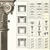 Ornamental Parts of Buildings 6 - CAD Design | Download CAD Drawings | AutoCAD Blocks | AutoCAD Symbols | CAD Drawings | Architecture Details│Landscape Details | See more about AutoCAD, Cad Drawing and Architecture Details
