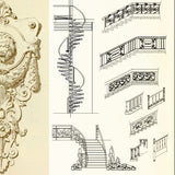 Ornamental Stair Parts - CAD Design | Download CAD Drawings | AutoCAD Blocks | AutoCAD Symbols | CAD Drawings | Architecture Details│Landscape Details | See more about AutoCAD, Cad Drawing and Architecture Details