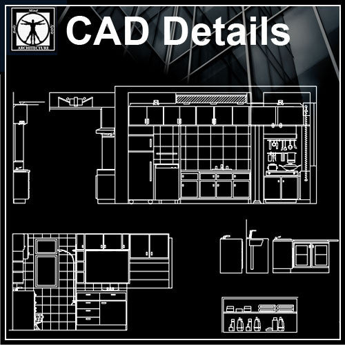 Kitchen elevation - CAD Design | Download CAD Drawings | AutoCAD Blocks | AutoCAD Symbols | CAD Drawings | Architecture Details│Landscape Details | See more about AutoCAD, Cad Drawing and Architecture Details