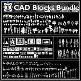 Mix cad blocks bundle - CAD Design | Download CAD Drawings | AutoCAD Blocks | AutoCAD Symbols | CAD Drawings | Architecture Details│Landscape Details | See more about AutoCAD, Cad Drawing and Architecture Details