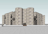 Sketchup 3D Architecture models- National Assembly Building of Bangladesh(Louis Kahn ) - CAD Design | Download CAD Drawings | AutoCAD Blocks | AutoCAD Symbols | CAD Drawings | Architecture Details│Landscape Details | See more about AutoCAD, Cad Drawing and Architecture Details