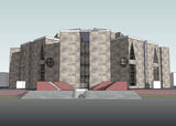 Sketchup 3D Architecture models- National Assembly Building of Bangladesh(Louis Kahn ) - CAD Design | Download CAD Drawings | AutoCAD Blocks | AutoCAD Symbols | CAD Drawings | Architecture Details│Landscape Details | See more about AutoCAD, Cad Drawing and Architecture Details