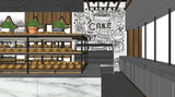 💎【Sketchup Architecture 3D Projects】Bakery Sketchup 3D Models - CAD Design | Download CAD Drawings | AutoCAD Blocks | AutoCAD Symbols | CAD Drawings | Architecture Details│Landscape Details | See more about AutoCAD, Cad Drawing and Architecture Details