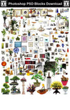 Free Photoshop PSD Blocks-Home Decoration & Home Accessories - CAD Design | Download CAD Drawings | AutoCAD Blocks | AutoCAD Symbols | CAD Drawings | Architecture Details│Landscape Details | See more about AutoCAD, Cad Drawing and Architecture Details