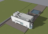 Sketchup 3D Architecture models- Rachofsky House(Richard Meier) - CAD Design | Download CAD Drawings | AutoCAD Blocks | AutoCAD Symbols | CAD Drawings | Architecture Details│Landscape Details | See more about AutoCAD, Cad Drawing and Architecture Details