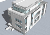 Sketchup 3D Architecture models- Rickmers House(Richard Meier) - CAD Design | Download CAD Drawings | AutoCAD Blocks | AutoCAD Symbols | CAD Drawings | Architecture Details│Landscape Details | See more about AutoCAD, Cad Drawing and Architecture Details