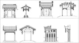 ★【Chinese Architecture Design CAD elements V5】All kinds of Chinese Architectural CAD Drawings Bundle - CAD Design | Download CAD Drawings | AutoCAD Blocks | AutoCAD Symbols | CAD Drawings | Architecture Details│Landscape Details | See more about AutoCAD, Cad Drawing and Architecture Details