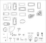 ★【Sanitary ware related items Autocad Blocks Collections】All kinds of Sanitary ware CAD Blocks - CAD Design | Download CAD Drawings | AutoCAD Blocks | AutoCAD Symbols | CAD Drawings | Architecture Details│Landscape Details | See more about AutoCAD, Cad Drawing and Architecture Details