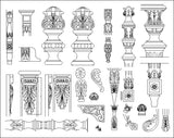 ★【European Architecture design elements,Roman columns,Carved】All kinds of European Architecture CAD Blocks Bundle - CAD Design | Download CAD Drawings | AutoCAD Blocks | AutoCAD Symbols | CAD Drawings | Architecture Details│Landscape Details | See more about AutoCAD, Cad Drawing and Architecture Details