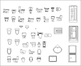 ★【Sanitary ware related items Autocad Blocks Collections】All kinds of Sanitary ware CAD Blocks - CAD Design | Download CAD Drawings | AutoCAD Blocks | AutoCAD Symbols | CAD Drawings | Architecture Details│Landscape Details | See more about AutoCAD, Cad Drawing and Architecture Details