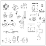 【 All kinds of Lighting Hardware Autocad Blocks Collection】Lighting Hardware Autocad Blocks Collection - CAD Design | Download CAD Drawings | AutoCAD Blocks | AutoCAD Symbols | CAD Drawings | Architecture Details│Landscape Details | See more about AutoCAD, Cad Drawing and Architecture Details