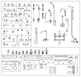 ★【Sanitary ware related items Autocad Blocks Collections】All kinds of Sanitary ware CAD Blocks - CAD Design | Download CAD Drawings | AutoCAD Blocks | AutoCAD Symbols | CAD Drawings | Architecture Details│Landscape Details | See more about AutoCAD, Cad Drawing and Architecture Details