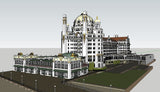 💎【Sketchup Architecture 3D Projects】Blenheim Hotel Sketchup 3D Models - CAD Design | Download CAD Drawings | AutoCAD Blocks | AutoCAD Symbols | CAD Drawings | Architecture Details│Landscape Details | See more about AutoCAD, Cad Drawing and Architecture Details