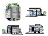 ★【Office, Commercial building, mixed business building CAD Design Project V.1】@Autocad Blocks,Drawings,CAD Details,Elevation - CAD Design | Download CAD Drawings | AutoCAD Blocks | AutoCAD Symbols | CAD Drawings | Architecture Details│Landscape Details | See more about AutoCAD, Cad Drawing and Architecture Details