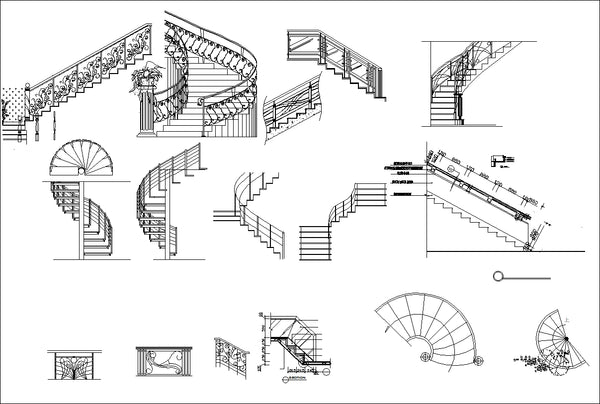 Stair Autocad Blocks,details Collections All | CAD Download – CAD ...