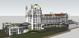 【Sketchup 3D Models】Blenheim Hotel Design Sketchup 3D Models - CAD Design | Download CAD Drawings | AutoCAD Blocks | AutoCAD Symbols | CAD Drawings | Architecture Details│Landscape Details | See more about AutoCAD, Cad Drawing and Architecture Details