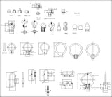 【 Lighting Hardware  Autocad Blocks】-All kinds of Lighting Hardware Autocad Blocks Collection - CAD Design | Download CAD Drawings | AutoCAD Blocks | AutoCAD Symbols | CAD Drawings | Architecture Details│Landscape Details | See more about AutoCAD, Cad Drawing and Architecture Details