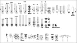 【 Lighting Hardware  Autocad Blocks】-All kinds of Lighting Hardware Autocad Blocks Collection - CAD Design | Download CAD Drawings | AutoCAD Blocks | AutoCAD Symbols | CAD Drawings | Architecture Details│Landscape Details | See more about AutoCAD, Cad Drawing and Architecture Details