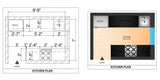 Kitchen design and detail - CAD Design | Download CAD Drawings | AutoCAD Blocks | AutoCAD Symbols | CAD Drawings | Architecture Details│Landscape Details | See more about AutoCAD, Cad Drawing and Architecture Details