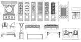 Furniture Block,elevation,details - CAD Design | Download CAD Drawings | AutoCAD Blocks | AutoCAD Symbols | CAD Drawings | Architecture Details│Landscape Details | See more about AutoCAD, Cad Drawing and Architecture Details