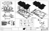 Villa architecture plan and constructions detail - CAD Design | Download CAD Drawings | AutoCAD Blocks | AutoCAD Symbols | CAD Drawings | Architecture Details│Landscape Details | See more about AutoCAD, Cad Drawing and Architecture Details